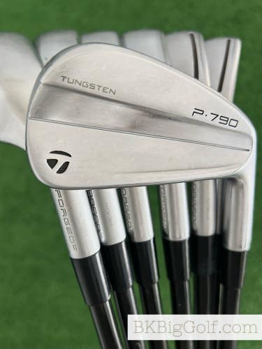Taylormade P790 23 Forged Iron Set 5-A / MMT 55 A Flex Senior Graphite -1