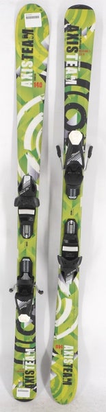Axis Team Synflex Junior Skis with Bindings - 140 cm Used