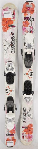 Rossignol Fun Girl Kids Skis with Bindings - 100 cm Used
