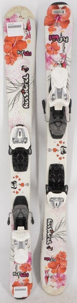 Rossignol Fun Girl Kids Skis with Bindings - 100 cm Used