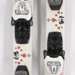 Rossignol Fun Girl Kids Skis with Bindings - 110 cm Used