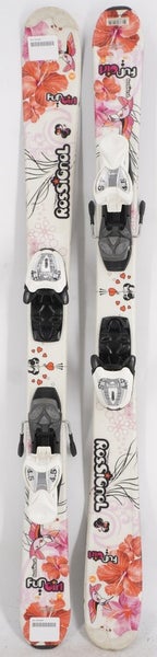 Rossignol Fun Girl Kids Skis with Bindings - 110 cm Used