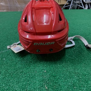 Red Large Bauer Re-Akt 150 Helmet (Used)