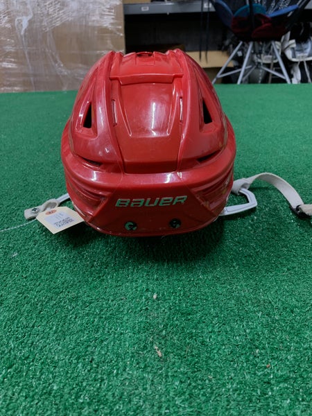 Red Large Bauer Re-Akt 150 Helmet (Used)