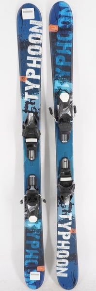 Axis Typhoon Twin Tip Junior Skis with Bindings - 135 cm Used