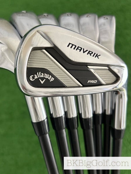 Callaway Mavrik Pro Iron Set 5-A / KBS TGI 90 Stiff Graphite