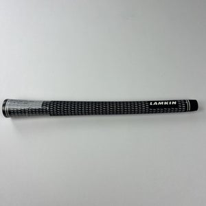 Set of 7 Lamkin Crossline Golf Grip Standard Size 58R Round Grip Black/White Lot