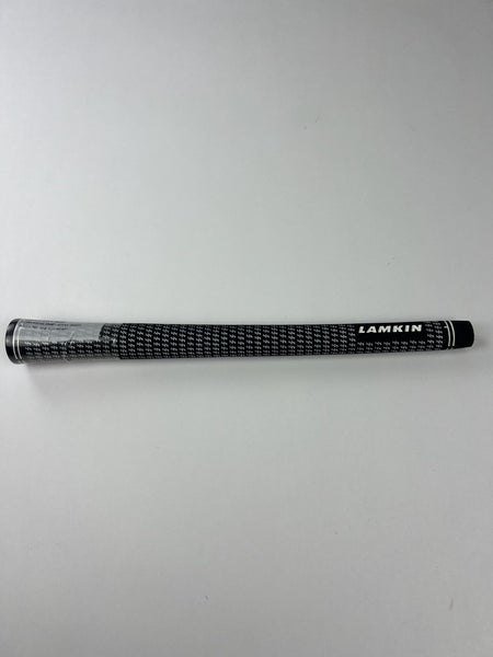 Set of 7 Lamkin Crossline Golf Grip Standard Size 58R Round Grip Black/White Lot