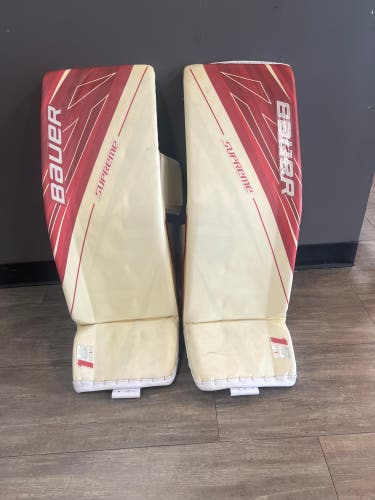 Small 2017 Bauer Supreme 1S OD1N Goalie Leg Pads Pro Stock (New)
