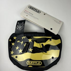 Battle Adult American Flag 2.0 Chrome Football Back Plate