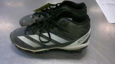 Used Adidas Jr FB Cleats Black Junior 03 11339-S000194426
