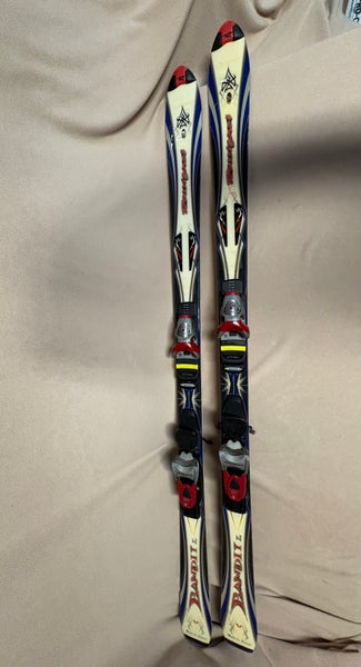Unisex 160 cm Rossignol Bandit Skis With Bindings (Used)