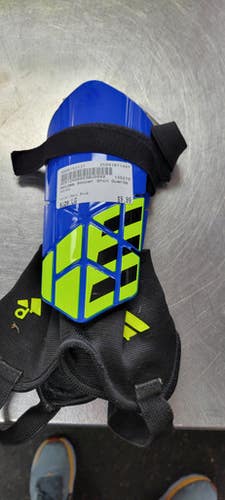 Used Adidas Soccer Shin Guards Junior Navy Blue LG 11497-S000152127