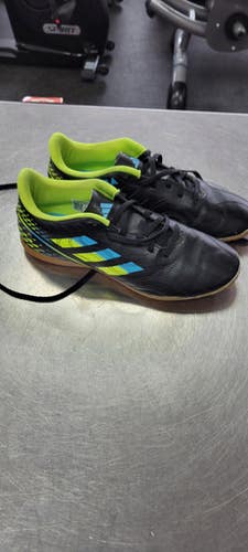 Used Adidas Soccer Indoor Shoes Black Senior 8.5 11497-S000152128