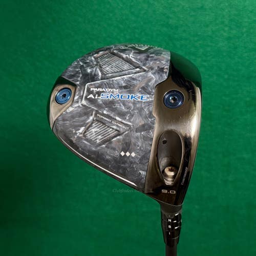 Callaway Paradym Ai Smoke Triple Diamond 9 Driver Tensei 1K 65-S Stiff w/HC