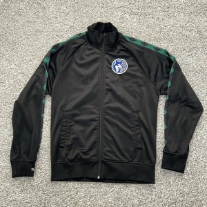 Minnesota Timberwolves Jacket Mens Medium NBA Basketball Retro Mitchell Ness