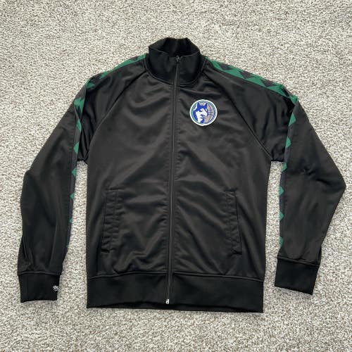 Minnesota Timberwolves Jacket Mens Medium NBA Basketball Retro Mitchell Ness