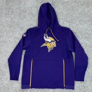 Minnesota Vikings Hoodie Mens Large NFL Football Nike OnField Pullover Sports