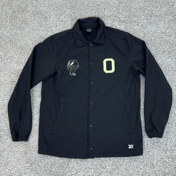Jordan Jacket Mens Medium Black 20th Anniversary Air Jordan 11 Space Jam Snap