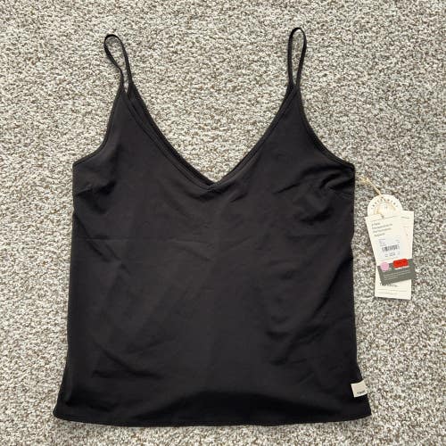 Vuori Tank Top Womens XS Black Villa Cami Performance Athletic Relaxed Casual