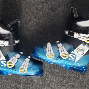 KIDS  Salomon T3 Ski Boots BLUE ( YOUTH 5-5.5)23.5 *USED* NEW SOLES