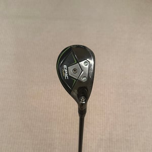 Men's 2019 Callaway Epic Flash Right Handed Hybrid Stiff Flex 3H (Used)