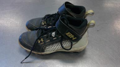 Used Under Armour BASEBALL BB/SB Cleats Black Junior 03 11339-S000193792