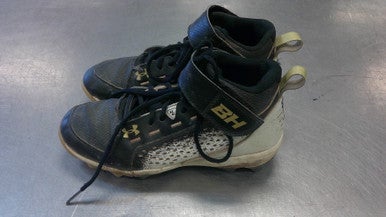 Used Under Armour BASEBALL BB/SB Cleats Black Junior 03 11339-S000193792
