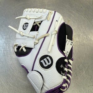 Used Wilson A200 BB/SB Glove RH Throw White 10" 11339-S000193305