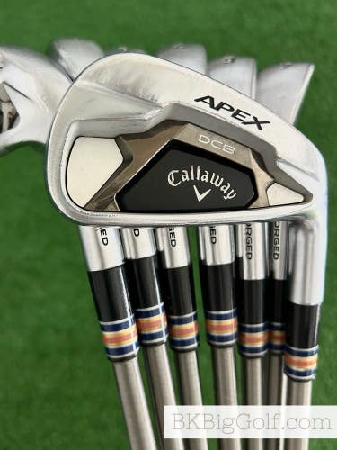 Callaway Apex 21 DCB Forged Iron Set 4-P / SteelFiber i95 Stiff Graphite