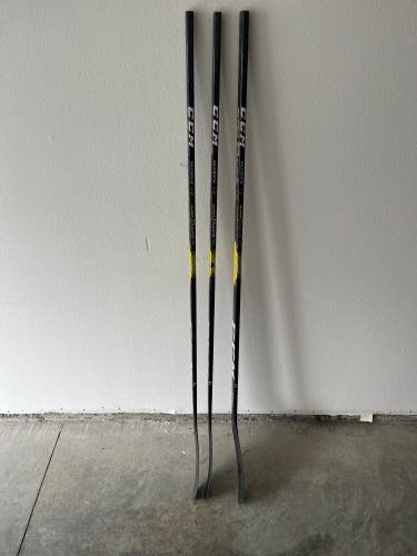 3 Senior CCM Super Tacks AS1 Left Hand Hockey Stick Galchenyuk Pattern Pro Stock (New)