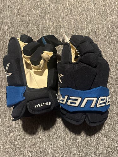Pro stock bauer 2x gloves 14" jets poron liners