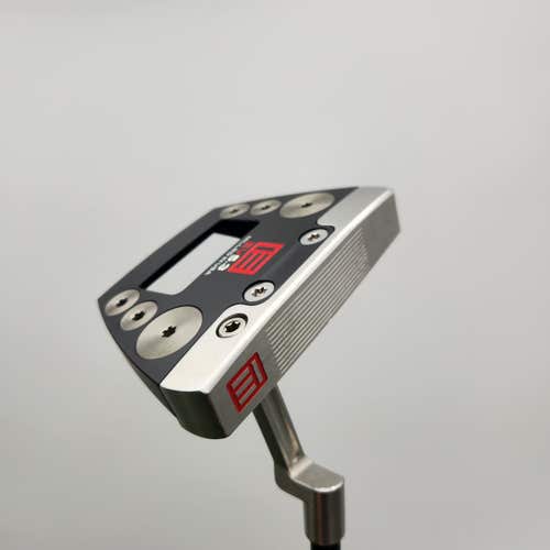 2023 EVNROLL EV5.3 SATIN/BLACK SLANT NECK PUTTER 34" +HC VERYGOOD