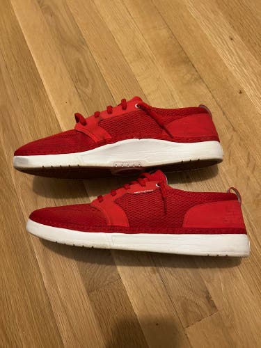 Red Unisex Size 13.0 (W 14.0) Adult New Balance Shoes (Used)