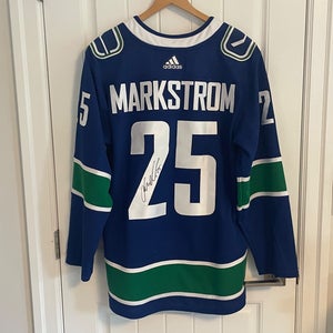 Authentic Adidas Vancouver Canucks Jacob Markstrom Size 54 XL Extra Large