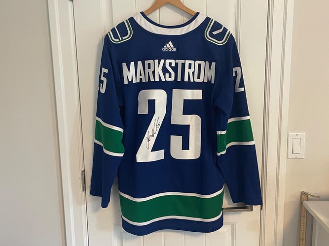 Authentic Adidas Vancouver Canucks Jacob Markstrom Size 54 XL Extra Large