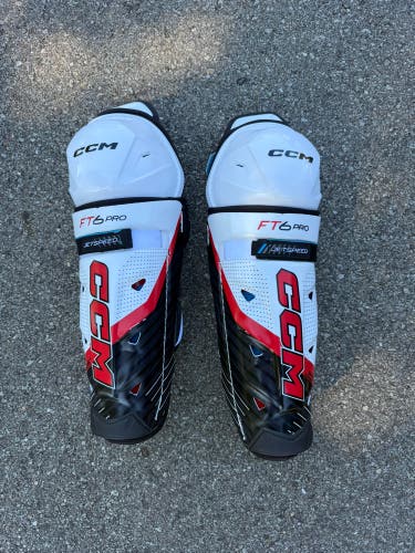 Senior CCM Jetspeed ft6 pro 16" Shin Pads (New)