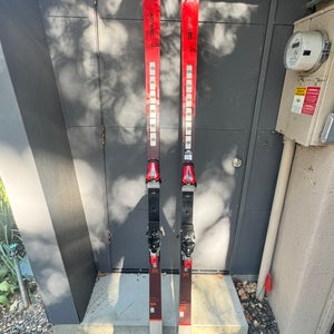 Unisex 2024 Racing 212cm Atomic Super-G Race Skis With Bindings Max Din 24 (Used)