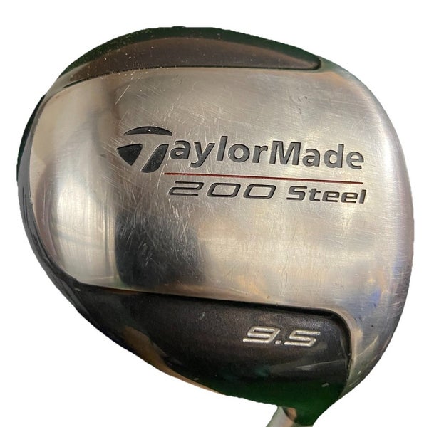 TaylorMade 200 Steel Driver 9.5* RH Men's R-80 Lite Regular Graphite 44" HC Nice