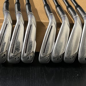 TaylorMade RBladez Iron Set 4-PW Right Handed Stiff Flex Steel Shaft