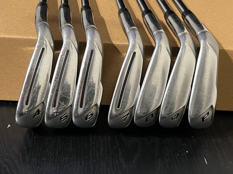TaylorMade RBladez Iron Set 4-PW Right Handed Stiff Flex Steel Shaft