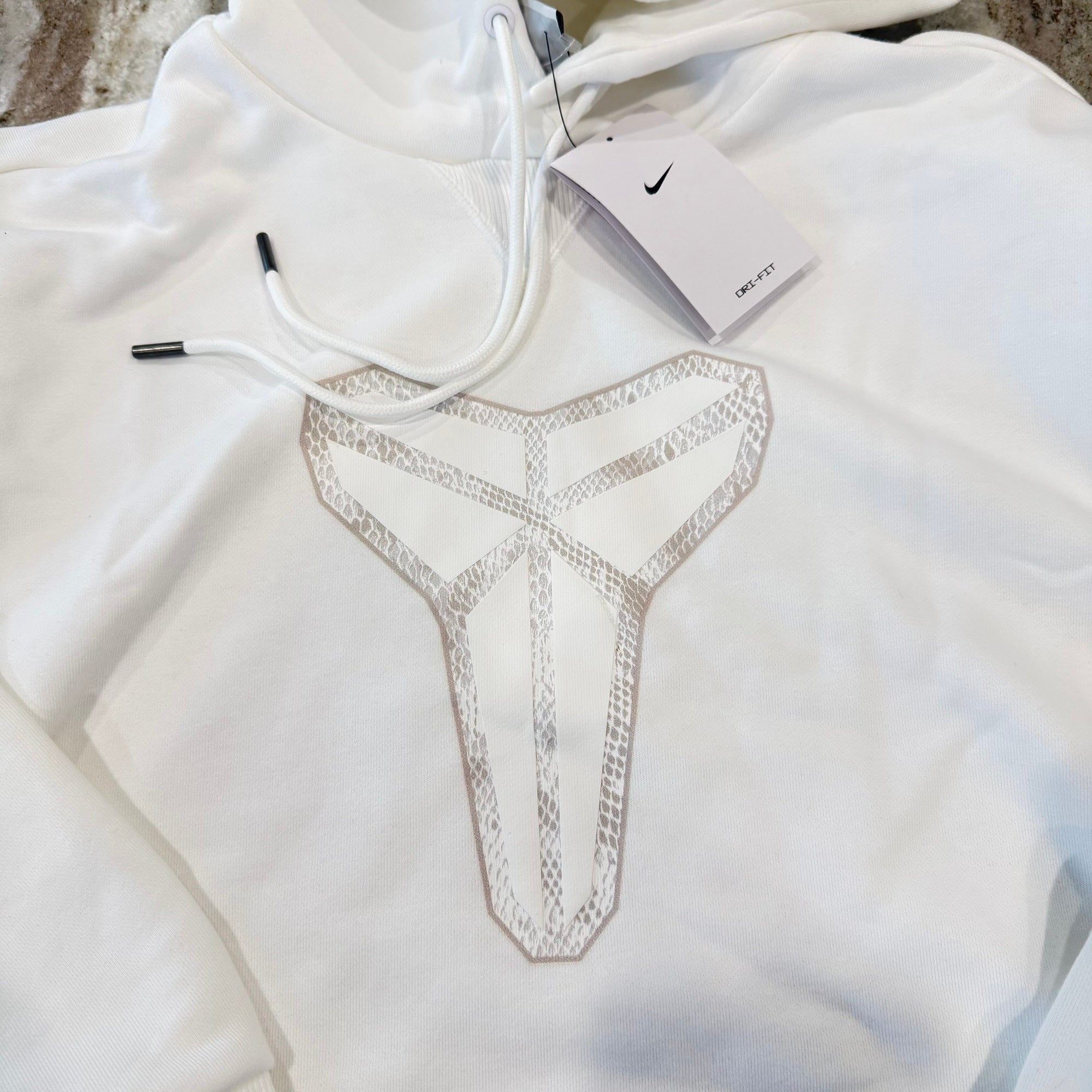 Nike Kobe Bryant Hoodie Pullover Halo White Sweatshirt HF0066-100 