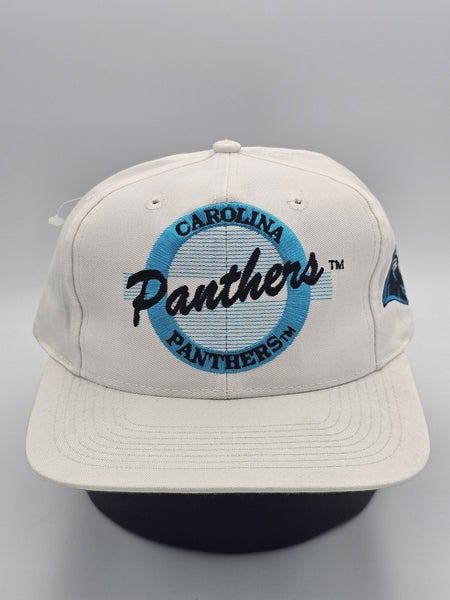 NEW Vintage Carolina Panthers NFL Sports The Game Hat Cap Vtg White Snapback