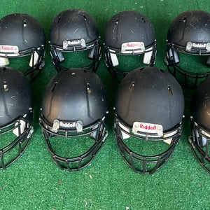 Bundle 8 Helmets Riddell Speed Football Adult 4M, 4Large