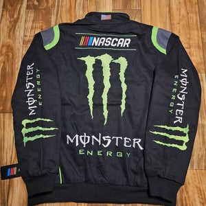 NEW Nascar Racing Monster Energy Drink Promo JH Design Jacket Coat Size Large