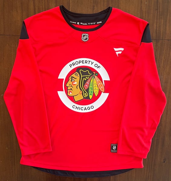 Chicago Blackhawks Fanatics Practice Jersey Medium NWT