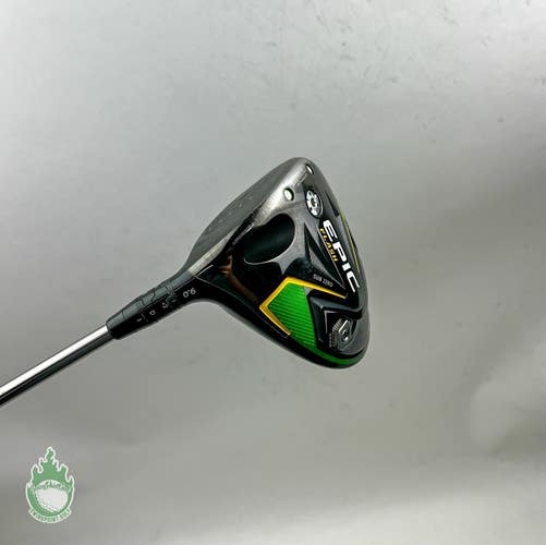 Used LH Callaway EPIC Flash Driver 9* recoil ES F2 Senior Graphite Golf Club