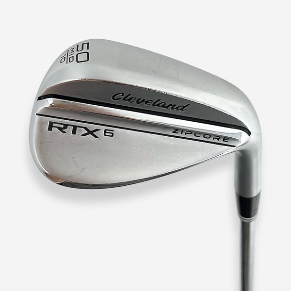 Cleveland RTX6 Zipcore Wedge 50° 10 Bounce Right Handed Wedge Flex Steel Shaft