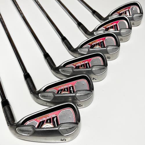 Taylormade Burner Plus Iron Set 5-9, PW Right Handed Stiff Flex Steel Shafts
