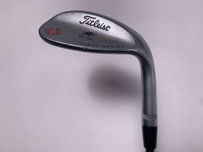 Titleist Vokey Spin Milled Chrome 2009 Lob Wedge LW 60* 4 Wedge Steel Mens RH